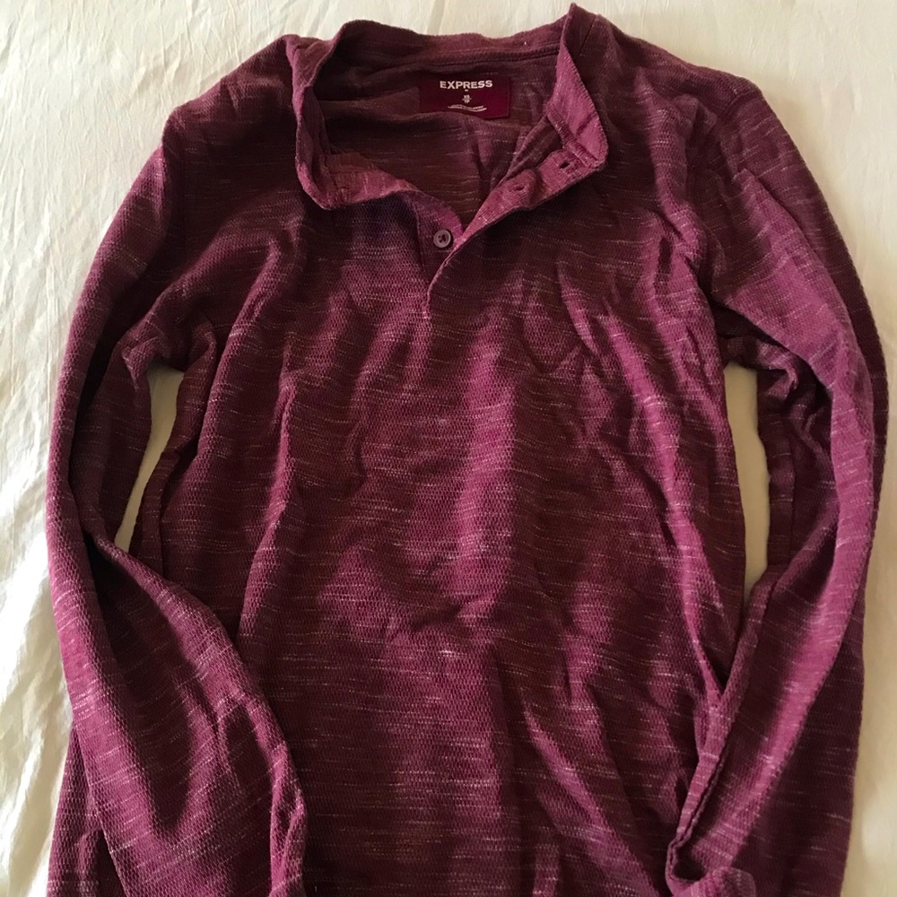 Express Thermal Men Long Sleeve Size XS Sweater